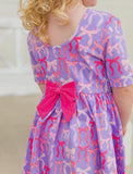 Girls Rosy Ribbons Dress