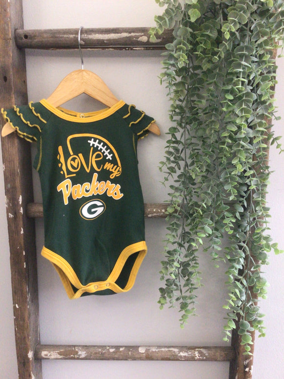 Love my packers onesie-3/6M