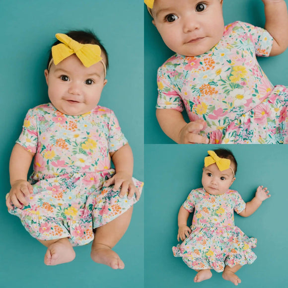 Garden Glow Bodysuit Dress