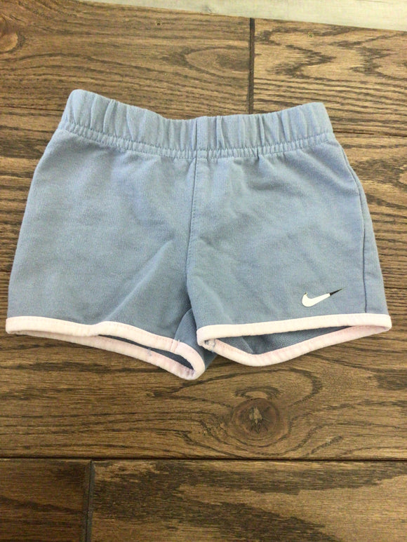 Nike Girl Light Blue Shorts- 12m