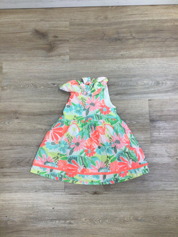 Cat N Jack Bright Floral Dress 12M