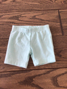 3M teal striped shorts