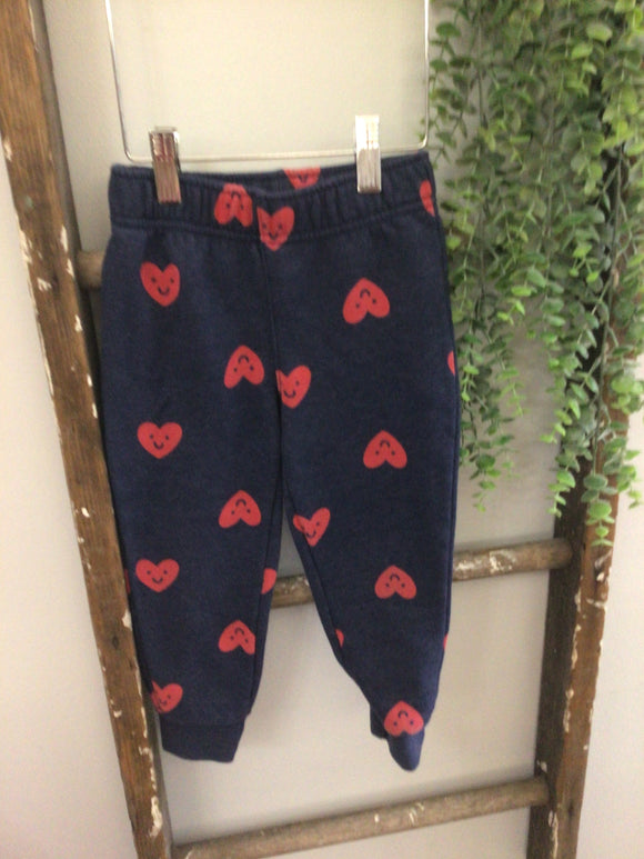 Heart leggings-3T