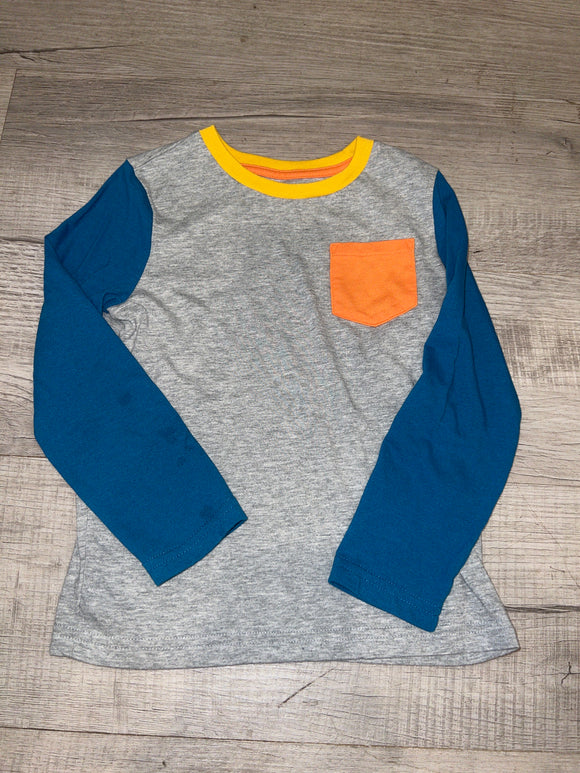 Color Block Pocket Tee - 5T