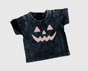 Jack O Lantern Acid Wash Tee