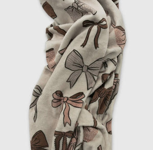 Bow Throw Blanket