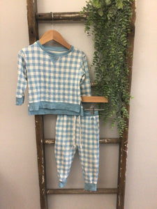 Dream Big Blue checkered set- 12/18M