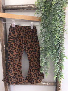 Brown leopard pants-12M
