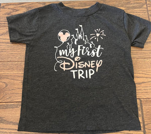 "First Disney Trip" Tee - 4T