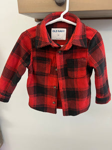 Old Navy Fleece Button Up - 2T