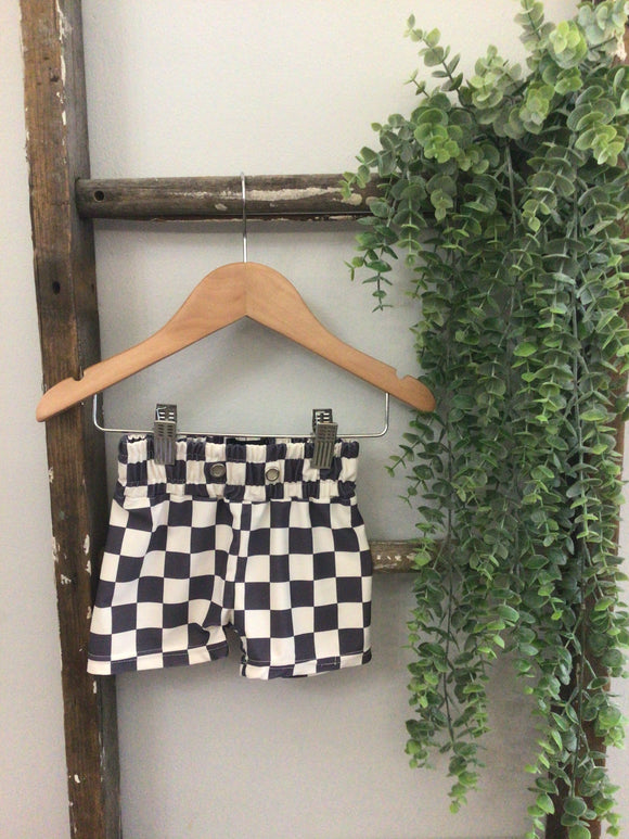 Cactus babes check swim trunks-6/9m