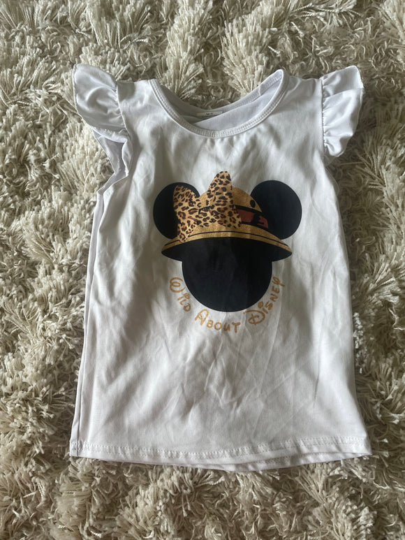 Wild about Disney top - 4T