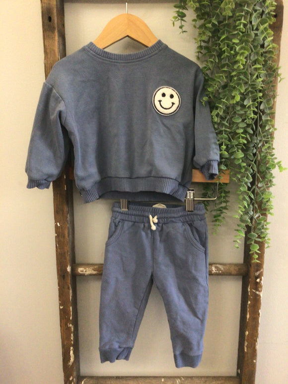 Little one shop blue sweatsuit-12/18M