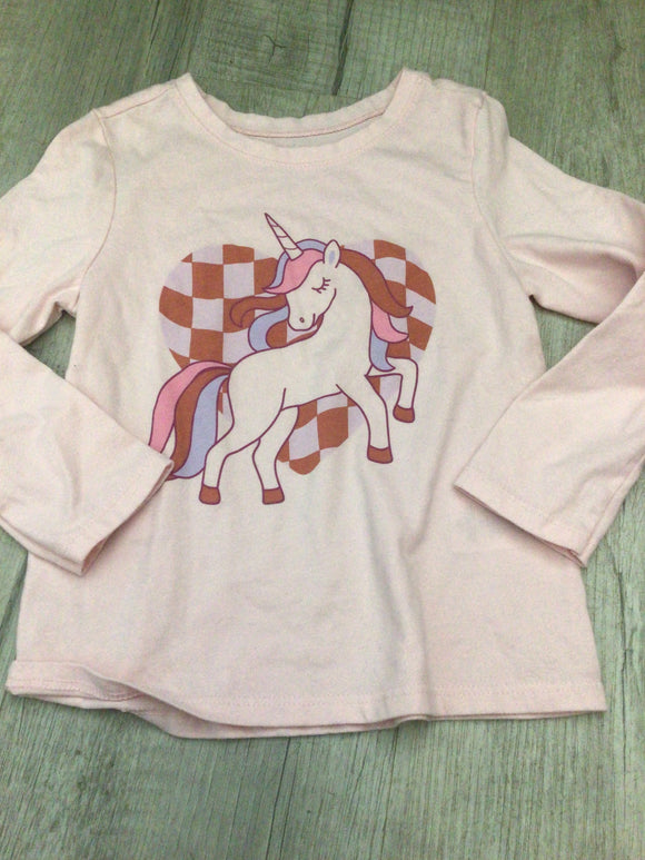 Unicorn long sleeve shirt- 3T