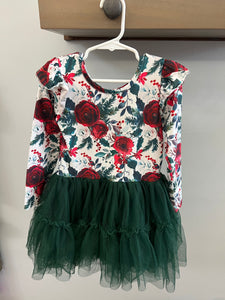 Rose tutu dress- 4T