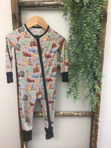 Cars bamboo-6/12M