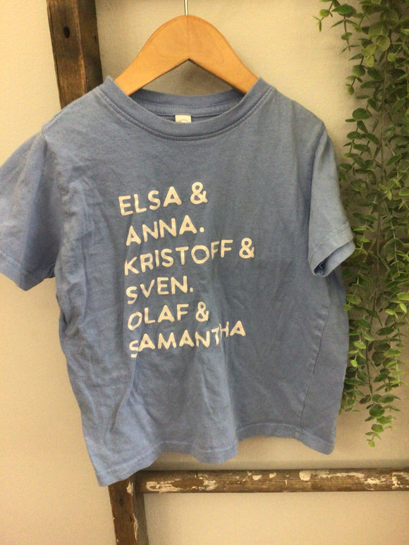 Blue frozen tee-5/6