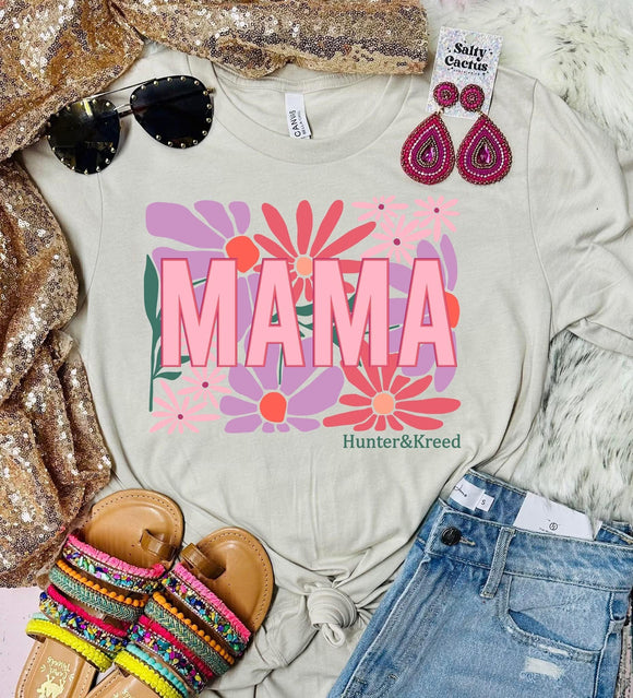 Custom name mama tee