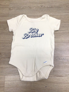 Cream Big Brother Onesie 18M