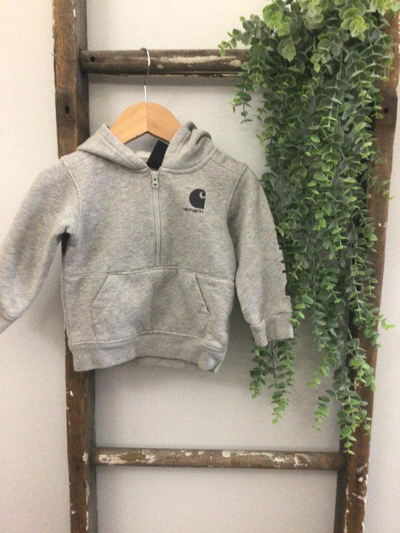 Carhartt gray quarter zip-12M