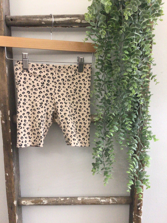 H&M leopard biker shorts-5T