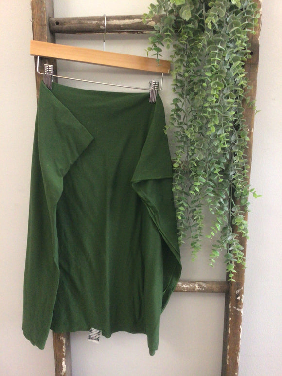 Copper Pearl green swaddle blanket