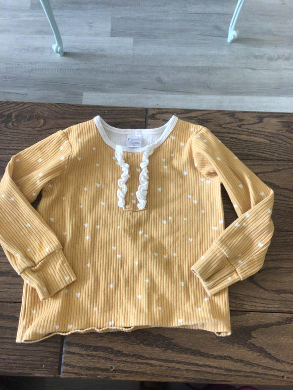 Kennedy & Co yellow and white long sleeve- 5T