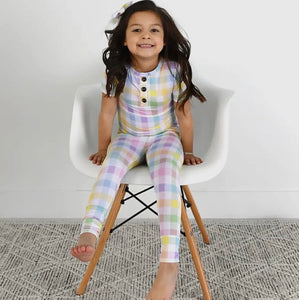 Winnie Pastel Plaid Set