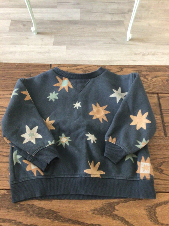 Blue stars pullover- 2T