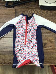 Vineyard Vines Red White & Blue One Piece Swim 6-9M