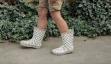 Checkered Rain Boots