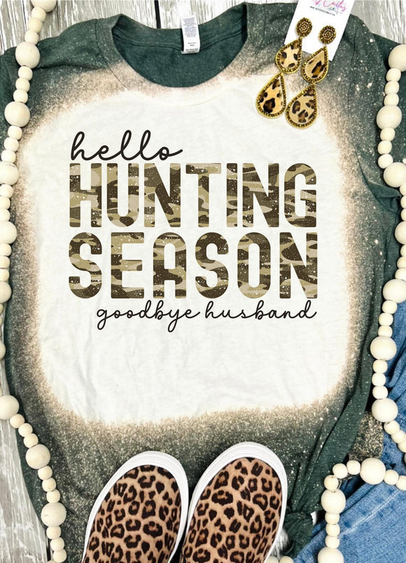 Hello hunting season tee