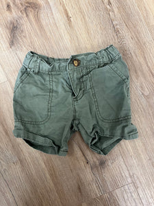 army green shorts