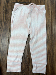 baby gap pink stripe pants 12-18