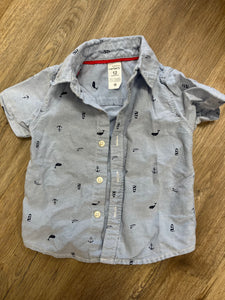carters button up 12 month