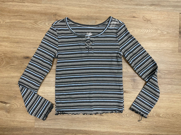 Grey Stripe Top - 7