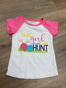 This Girl Can Hunt Tee- 12/18M