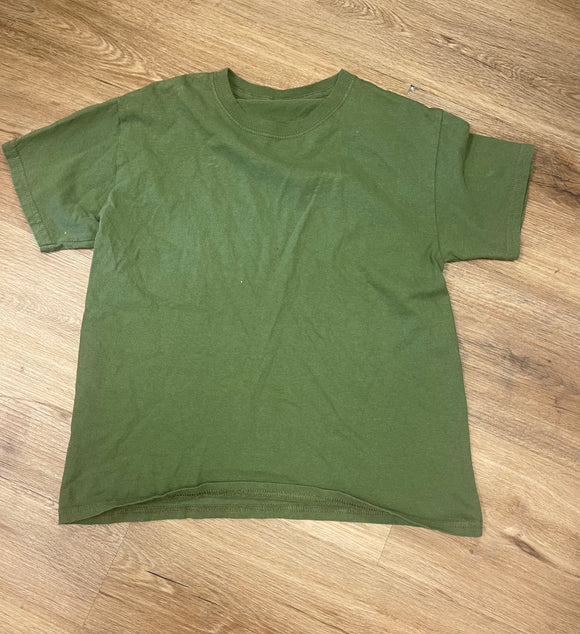 Olive green tee- YM