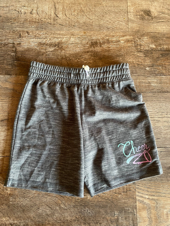 Gray Cheer Shorts-7/8