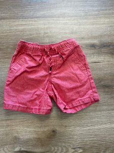 Red Shorts - 18M