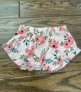 Pink Floral Ruffle Shorties