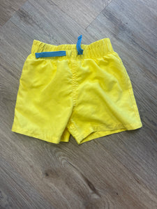 Yellow swim trunk- 6/12