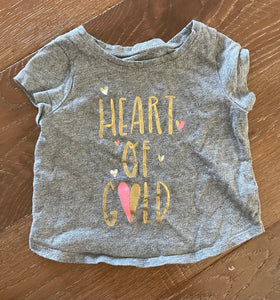 Heart Of Gold Tee - 12M