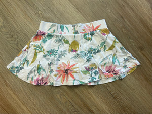 White floral skirt- 3T