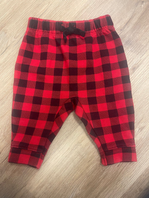 Buffalo check jogger- 6/12