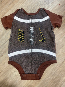 Nike football onesie- 6/9