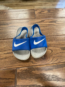 Blue Nike Sandals- 8