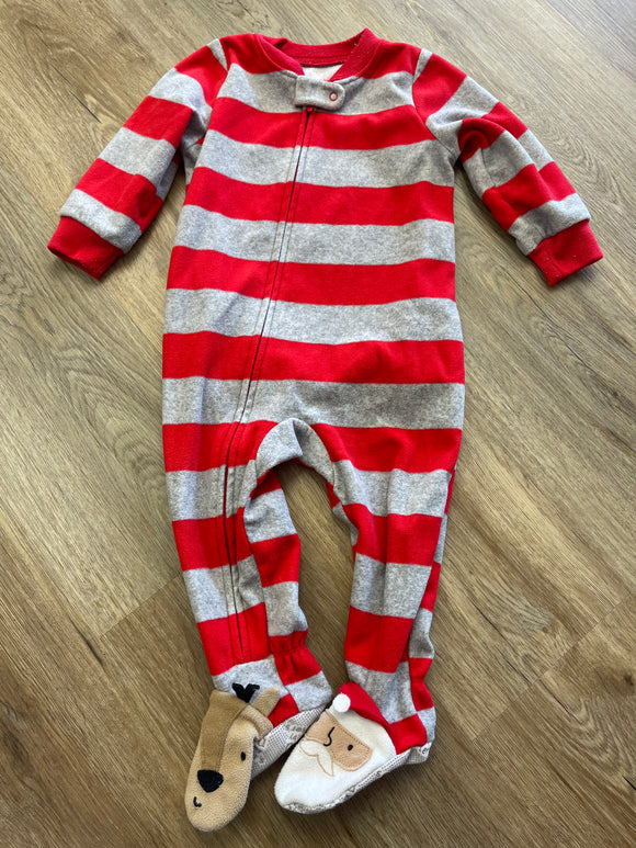 Stripe reindeer Pj- 12M