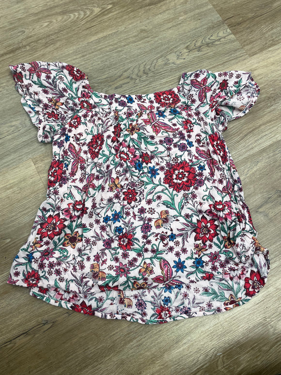 Floral Butterfly Top- 5/6