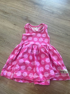 Pink Polka Dot Tank Dress- 24m